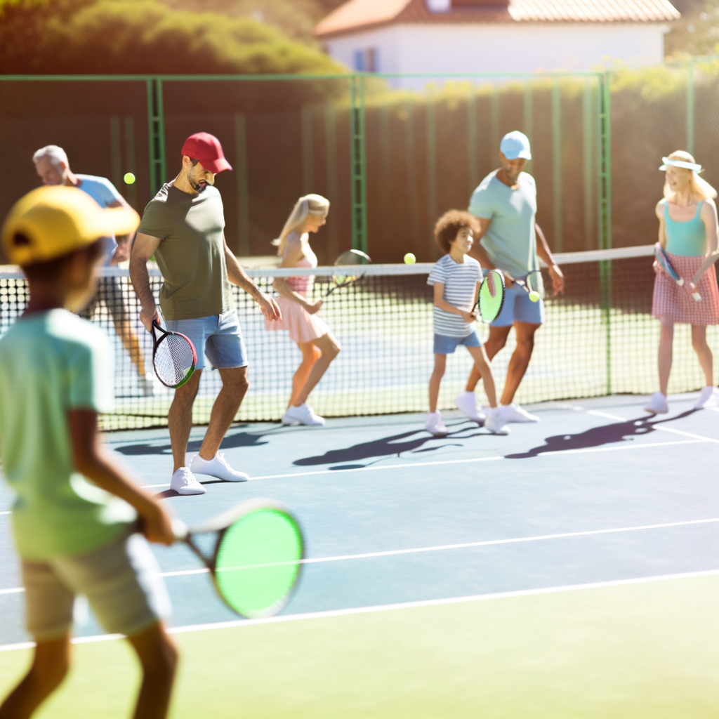 Weekend tennis programs for busy professionals and families